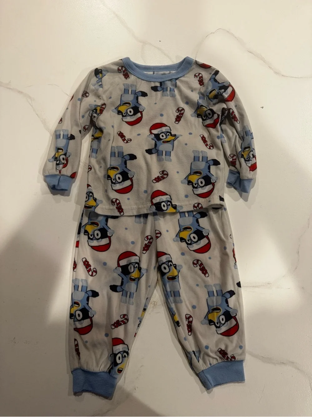 Kids Pajama Set - Brunch Squad & Character Prints, Gray & Navy